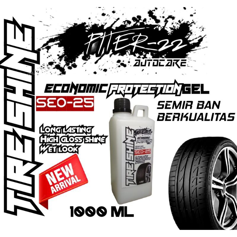 SEMIR BAN MOBIL TAHAN LAMA / SEMIR BAN MOTOR  / SEMIR BAN 1 LITER / TIRE POLISH BAN MOTOR / PENGKILA