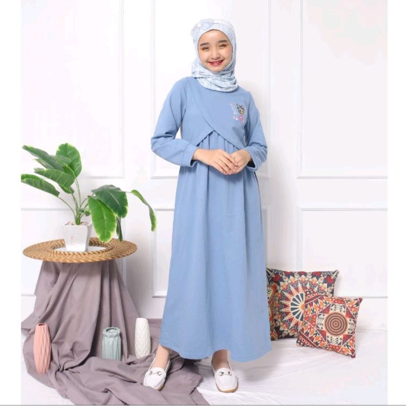 Gamis Thats donald warna biru denim size M