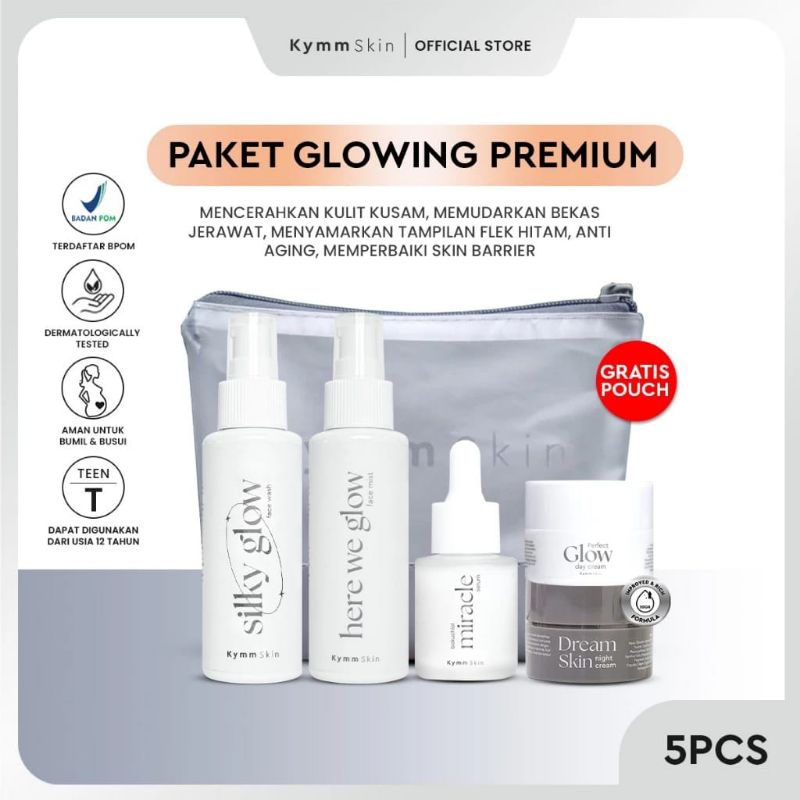 {READY} KYMM SKIN 5PC Paket Lengkap Glowing