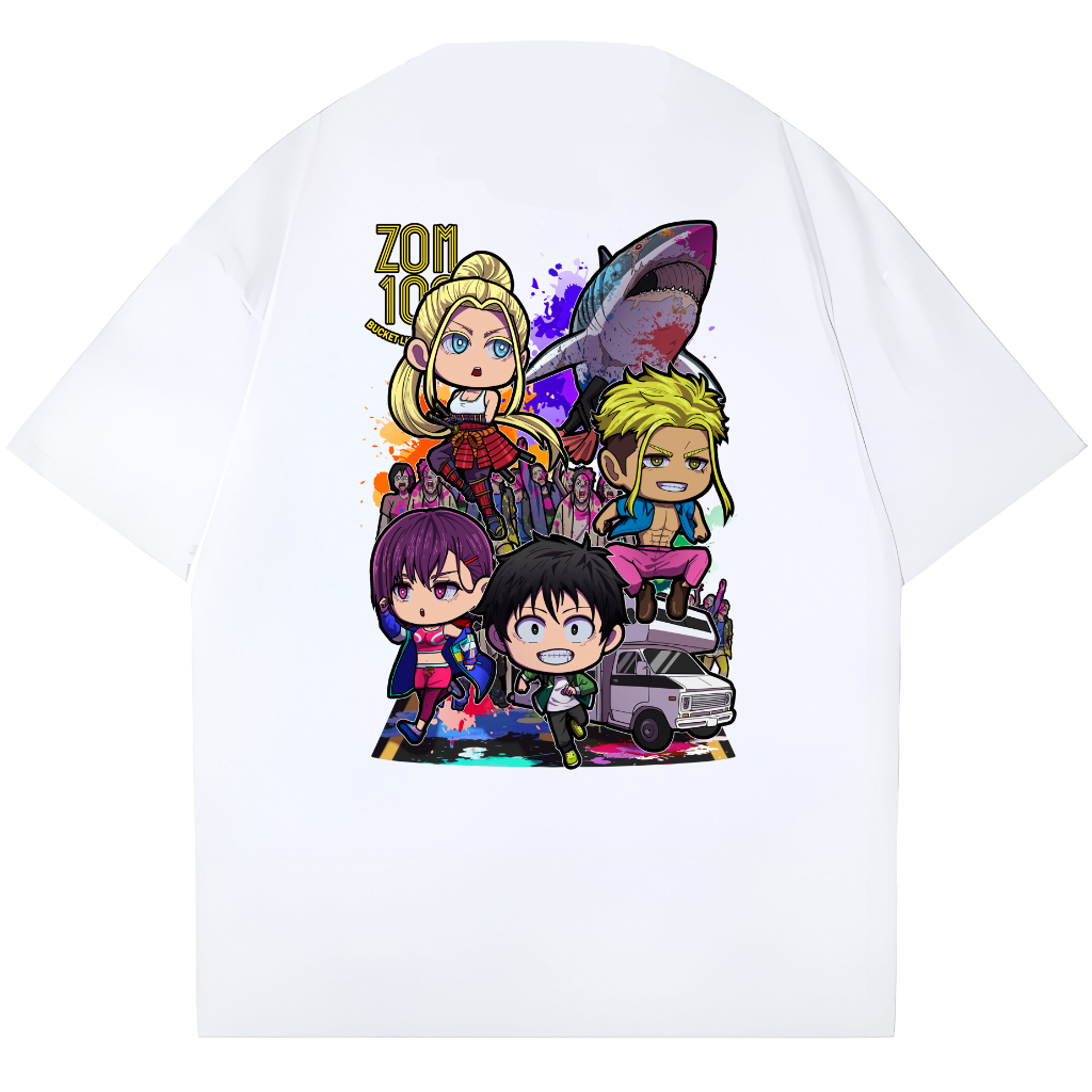 OVERSIZE KAOS T-SHIRT ANIME | KAOS ZOOM 100 | KAOS TENDO AKIRA | KAOS ZOOM 100 |KAOS JEPANG| BEATRIX
