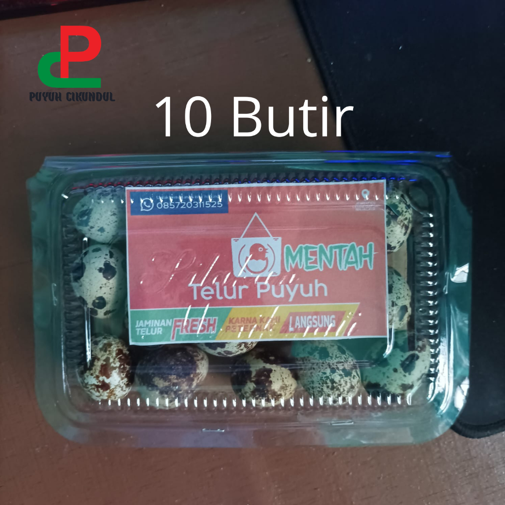 

CIKUNDUL Telur Puyuh Mentah Konsumsi Isi 10 Butir