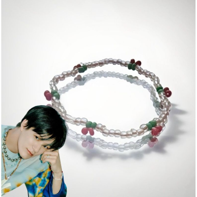 Cherry bracelet ring beads Jeno NCT