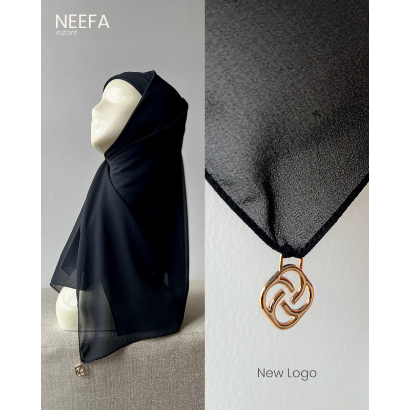 Deenay Neefa Terbaru - Hijab Inner Deenay hitam