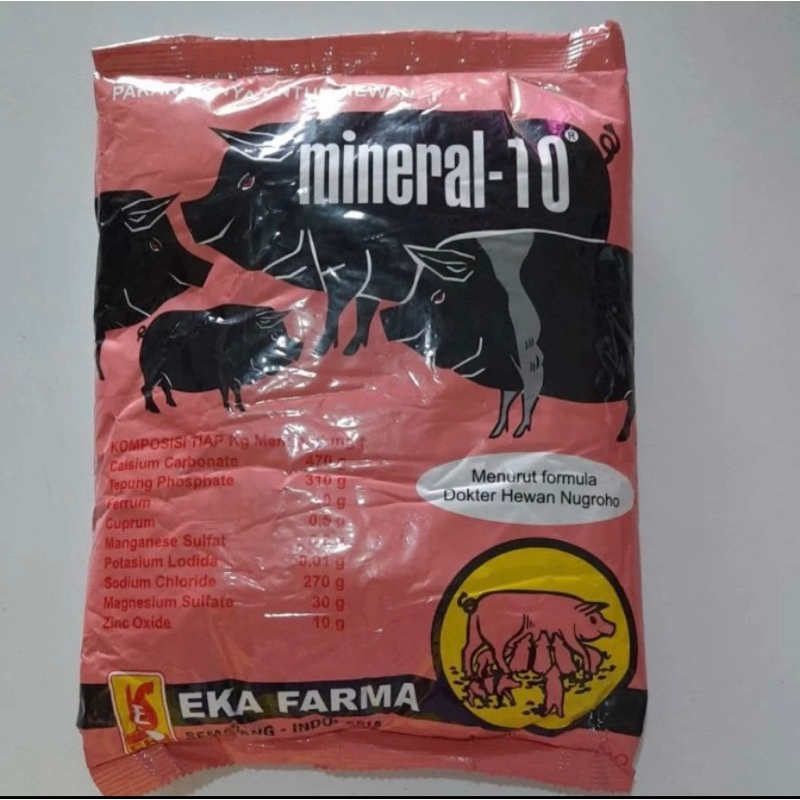 Mineral-10 untuk Babi Premix Babi Mineral Babi Vitamin Babi