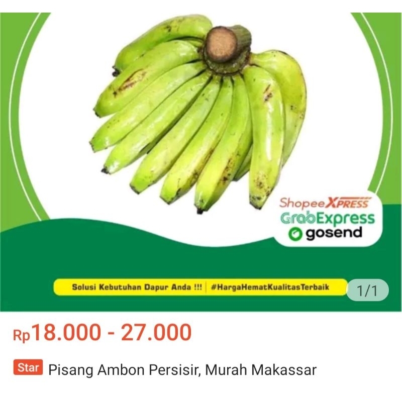 

pisang ambon persisir