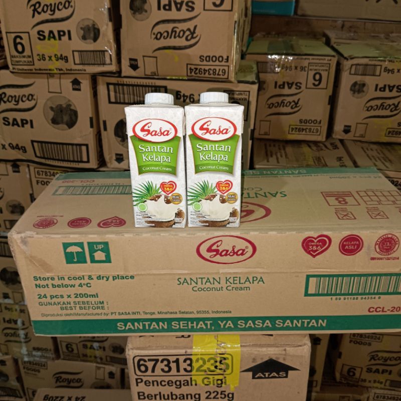 

SANTAN SASA 200ml kartonan isi 24pcs