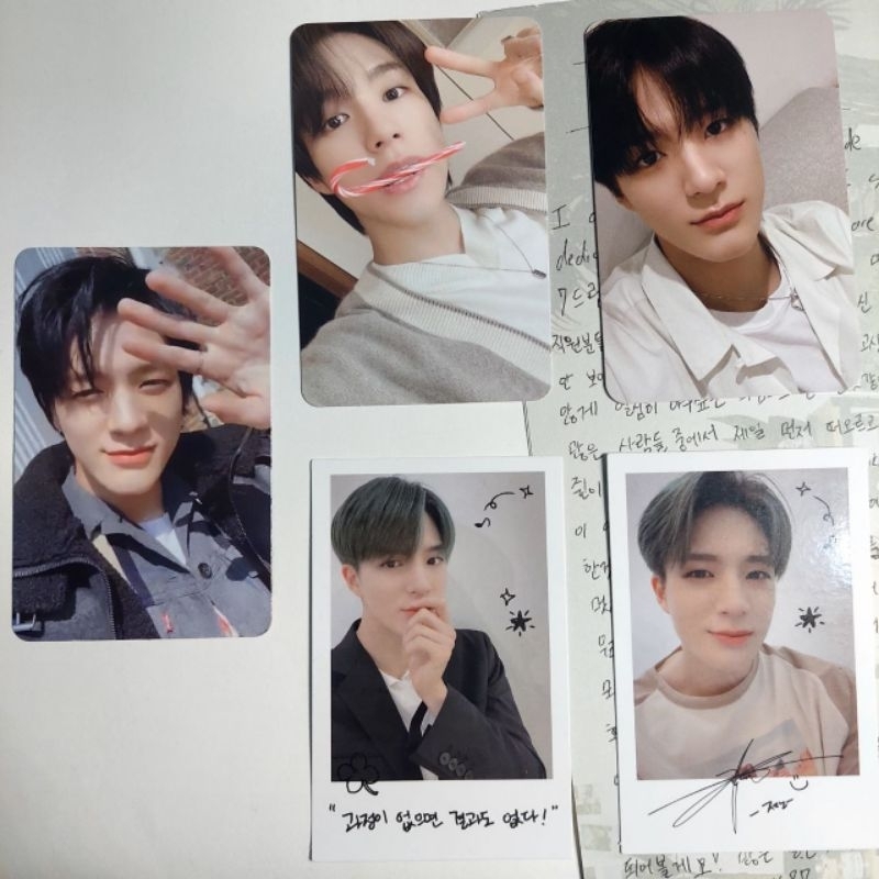 Photocard Jeno pink christmas gigit candy, jeno hot sauce jewel ar, jeno digipack mirror selca, jeno