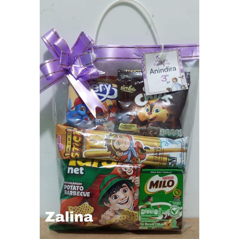 

Paket bingkisan ultah ulang tahun anak