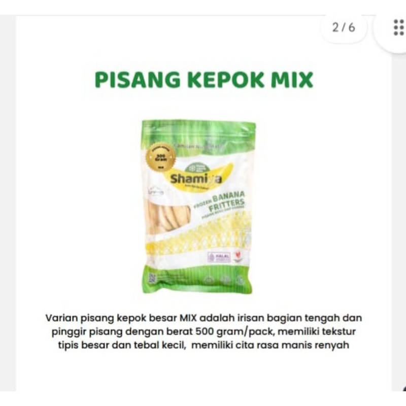 

Pisang Kepok Mix Shamiya