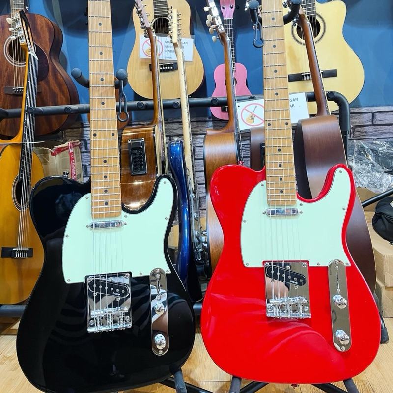 Gitar elektrik SQOE SETL300 Telecaster Roasted Maple