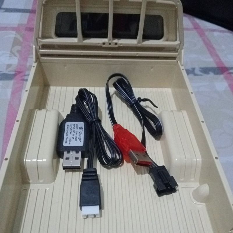 charger baterai rc mn-wpl
