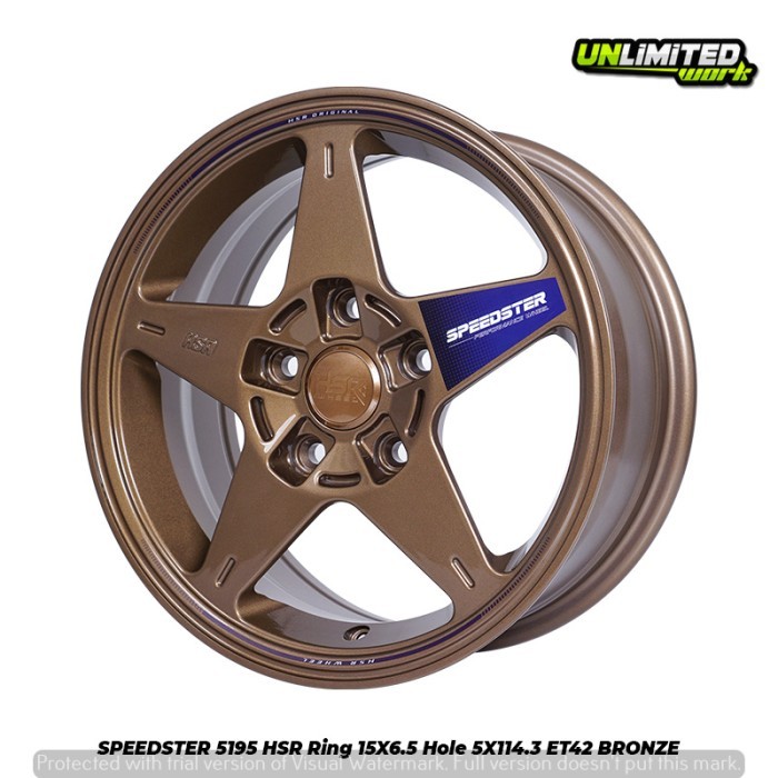 Velg Racing Suzuki Ertiga Luxio Ring 15 Model New HSR SPEEDSTER R15