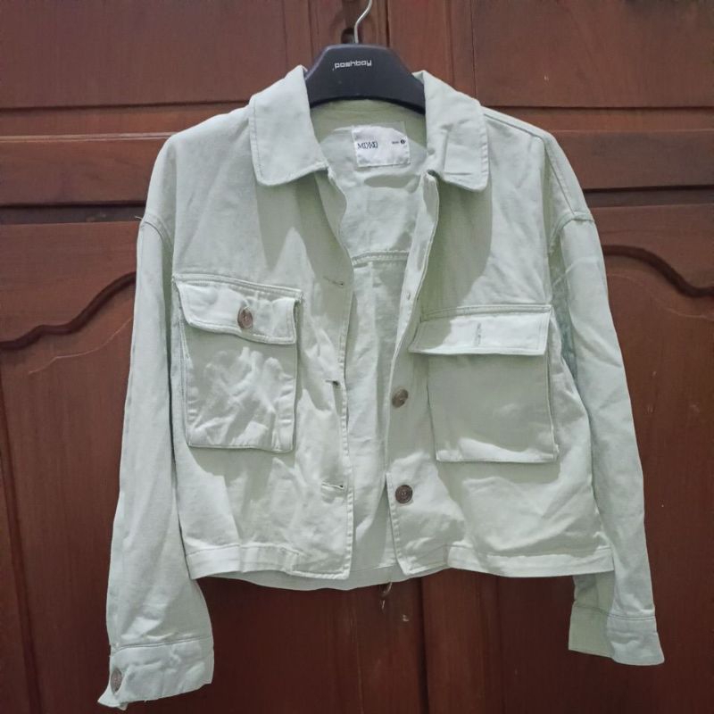 PL❤ jaket jeans wanita