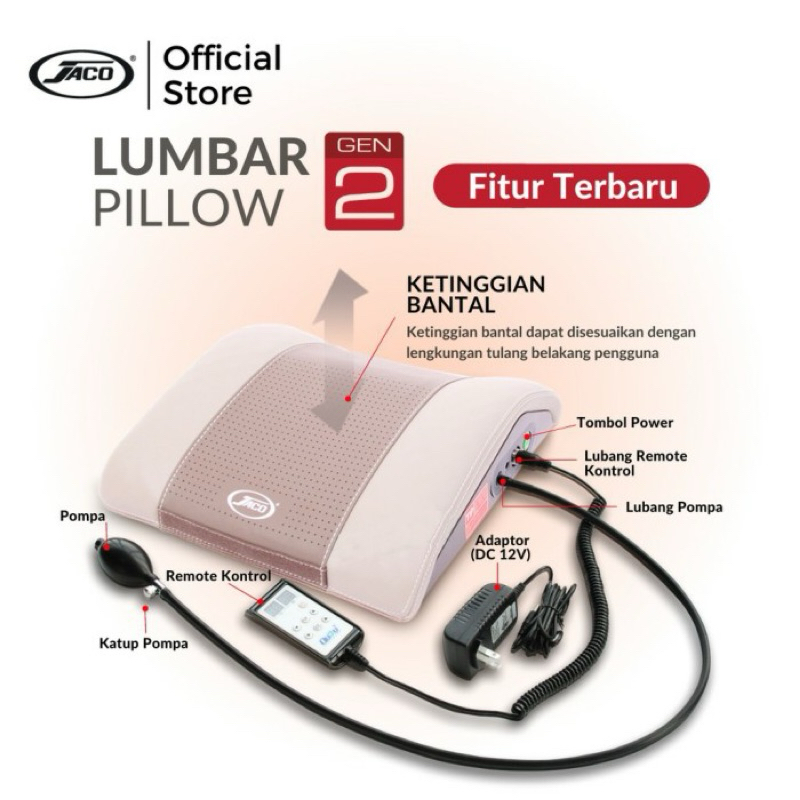 Lumbar Pillow Terapi Saraf Terjepit Pinggang Menjaga Kesehatan Tulang Belakang