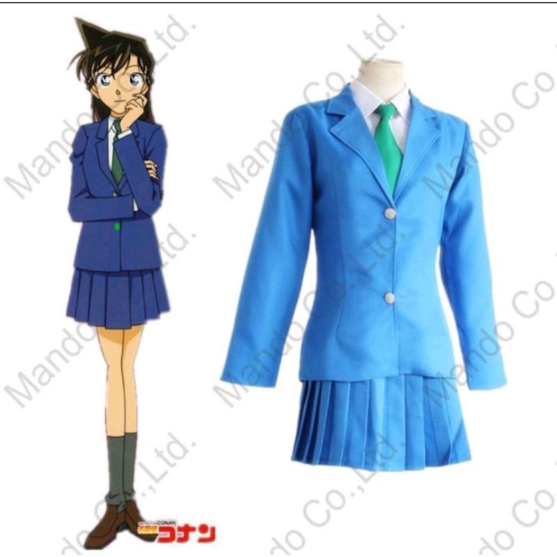 Shinichi Kudo, Haibara, and Friends Detective Conan Costum Cosplay