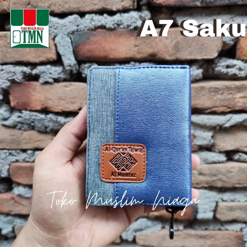 Alquran Almumtaz - Alquran Resleting Tajwid Warna Ukuran A7 Saku