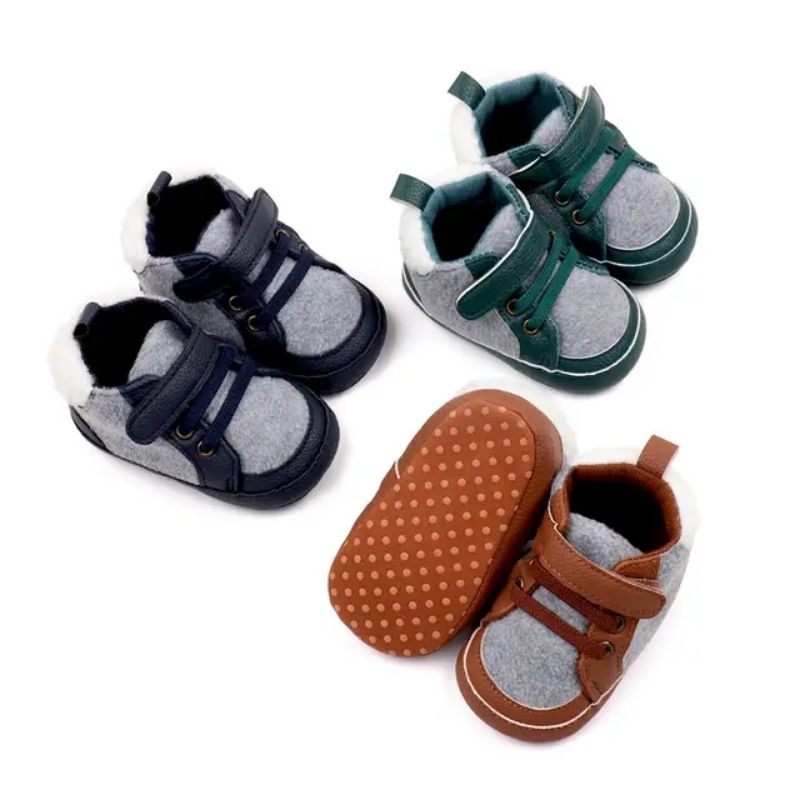 Sepatu Bayi Laki Laki Sepatu Sneaker Prewalker Baby Fashion Kids Import S1389