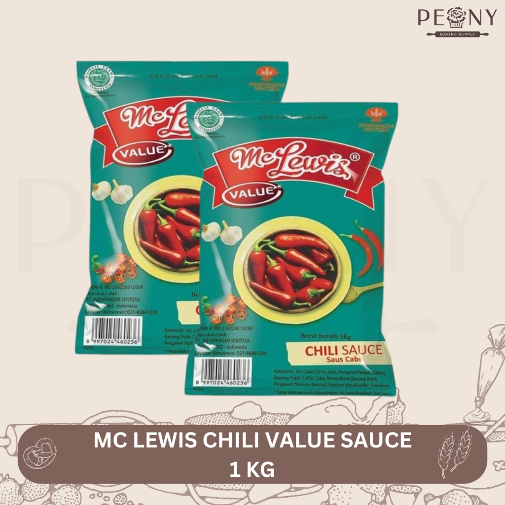 

MC LEWIS CHILI SAUCE VALUE 1 KG