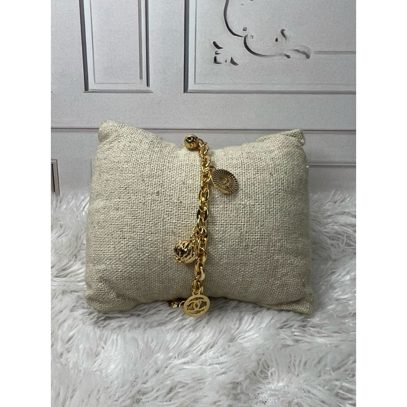Gelang Rantai Gold Model Perhiasan Lapis Emas Lv4