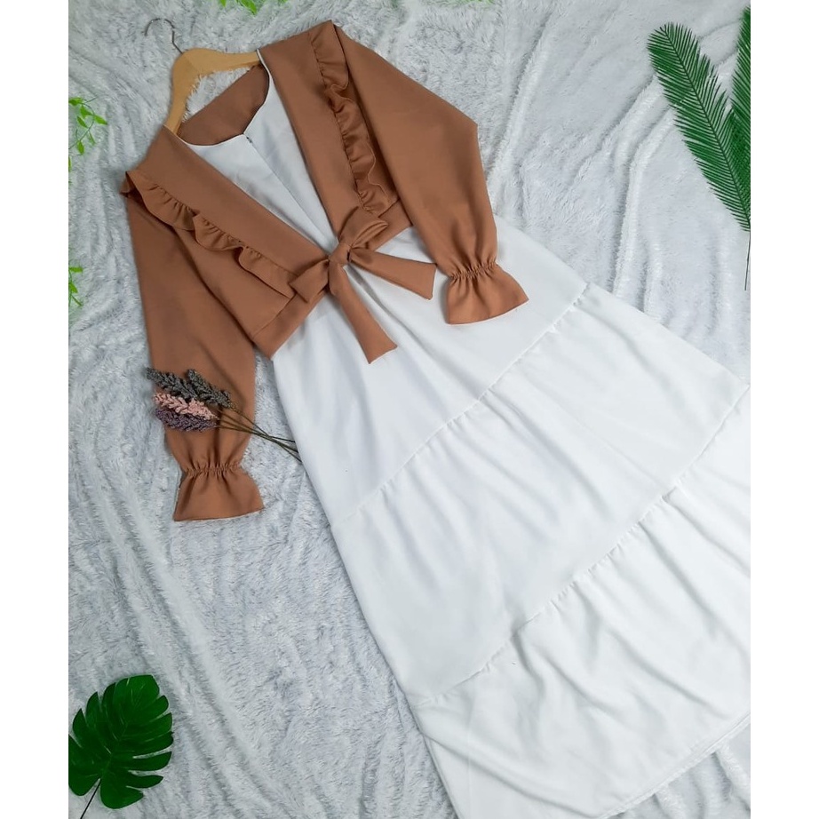 Grosir gamis anak remaja wanita perempuan cewek tanggung Terbaru SANIA SET Usia 12Tahun 13Tahun 14Ta