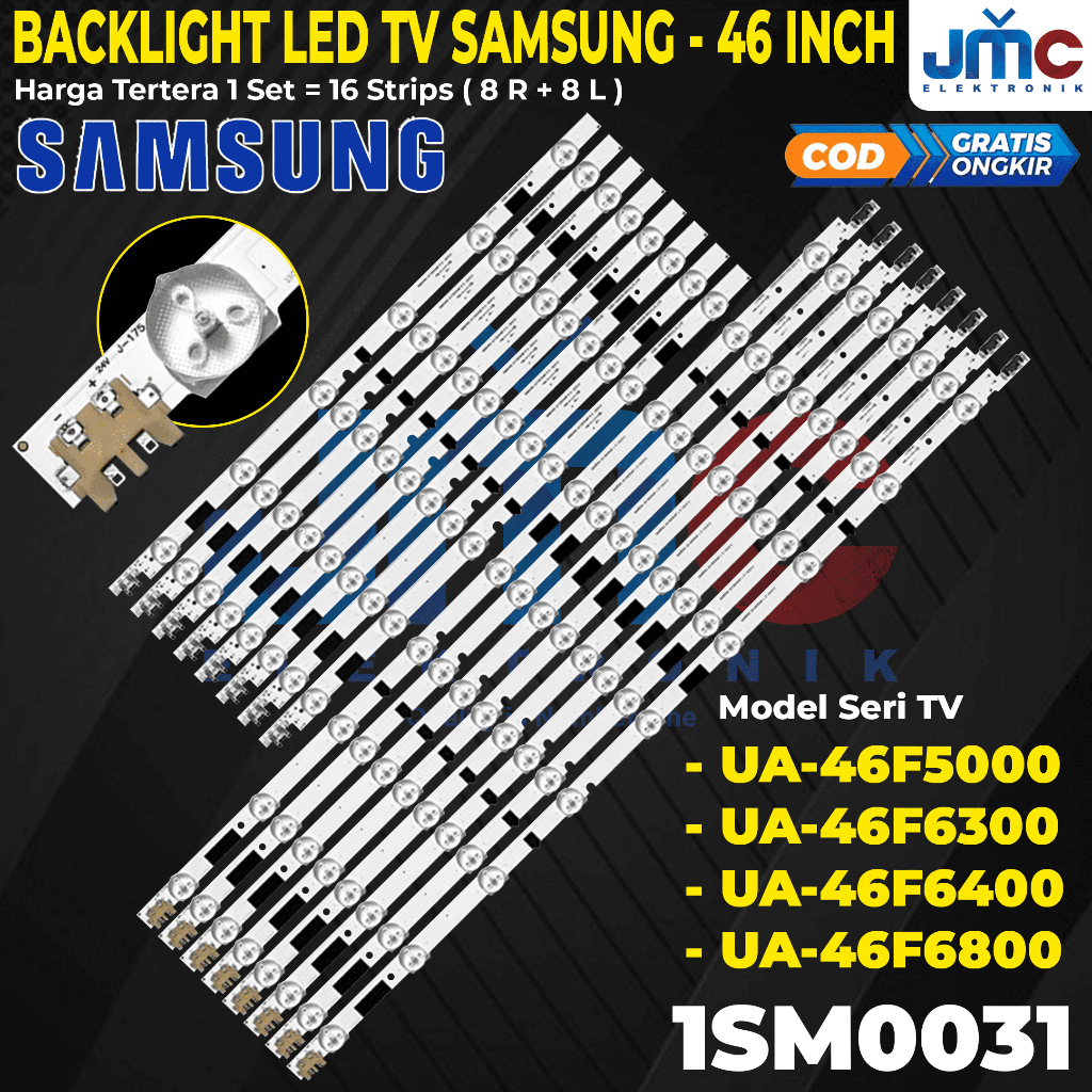 Backlight TV SAMSUNG 46 Inch UA46F6100 UA46F5000 UA46F5500 UA46F6400 UA46F6100AM