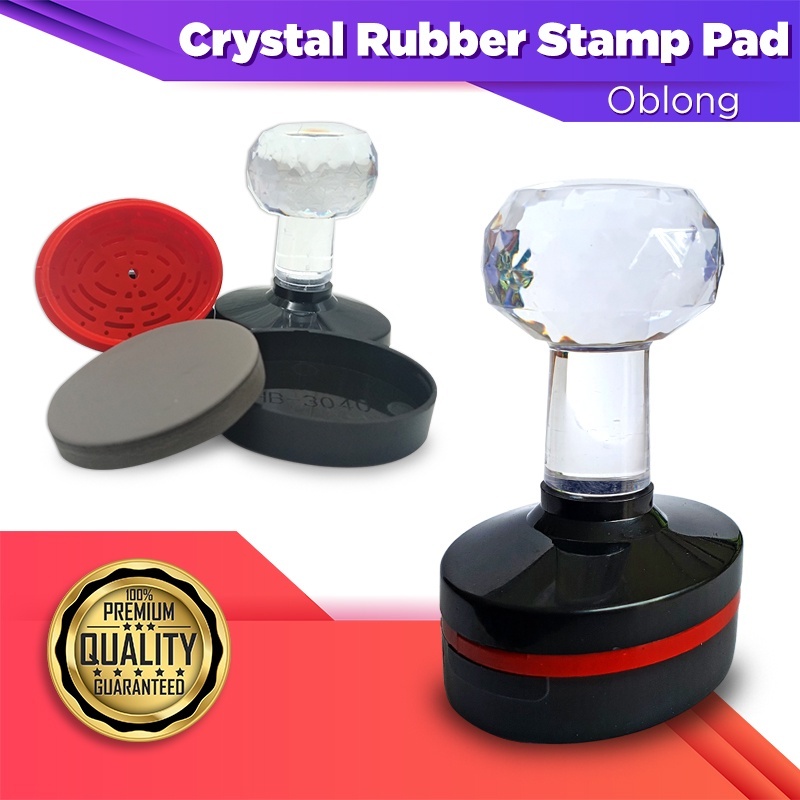 

Bantalan Stempel Karet Kristal Fotosensitif Oval yang Dapat Dicetak dan Kotak Stempel Sekolah Perusahaan - Kosong