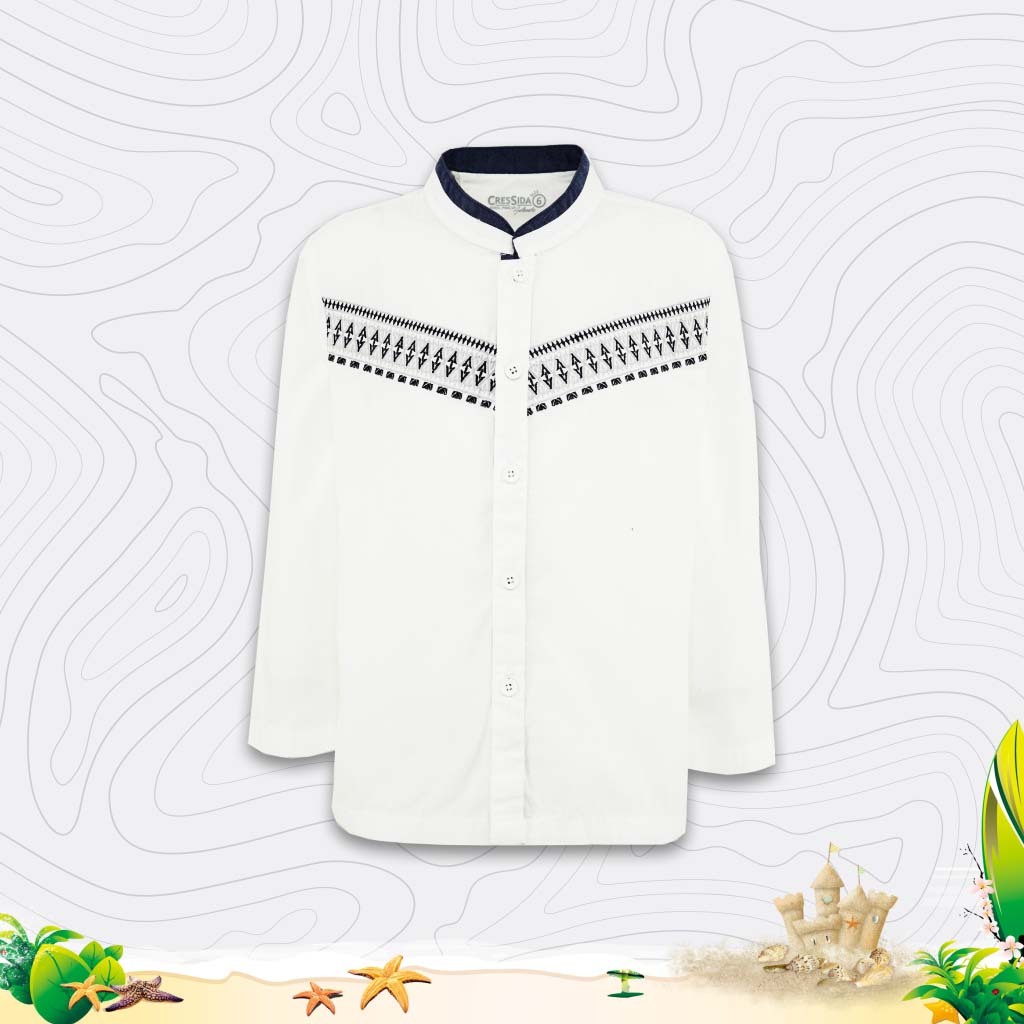 Cressida KemejaKoko Kids Boy White - PB411P