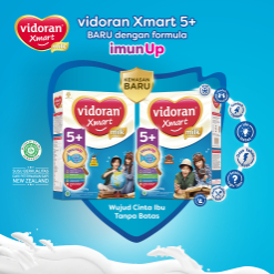 vidoran Xmart 5+ Susu Formula Pertumbuhan Anak 5-12 Tahun 700gr