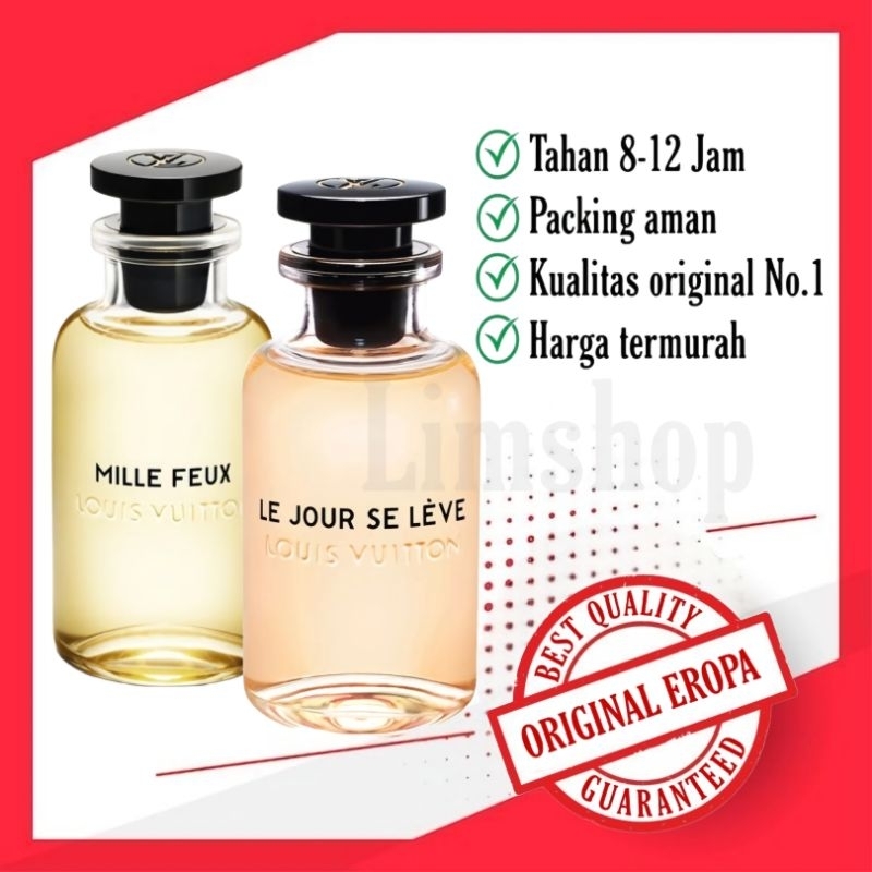 SALE Parfum Lv mille feux & Lv le jour se leve DOUBLE BOX 100ml (ORIGINAL EROPA+BOX+EMAS)