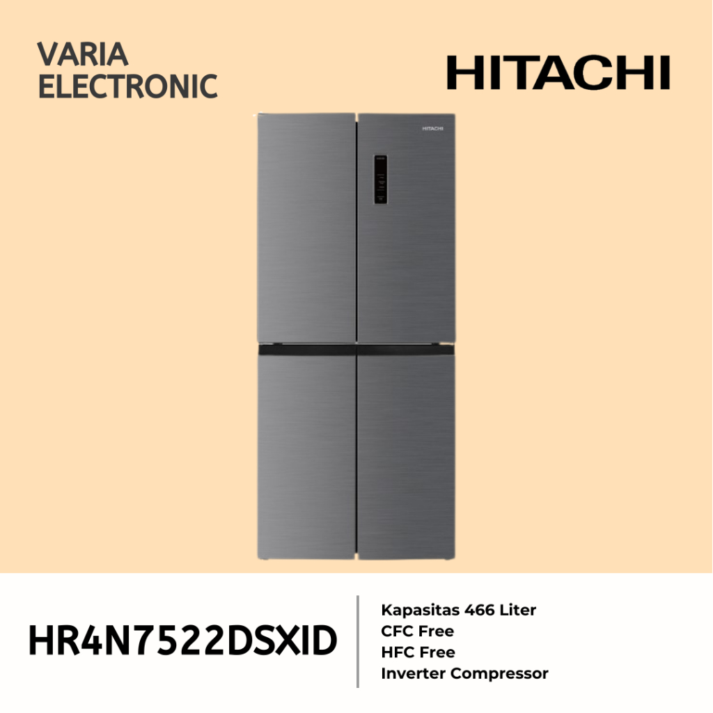 Kulkas 4 Pintu HITACHI H-R4N7522DSXID