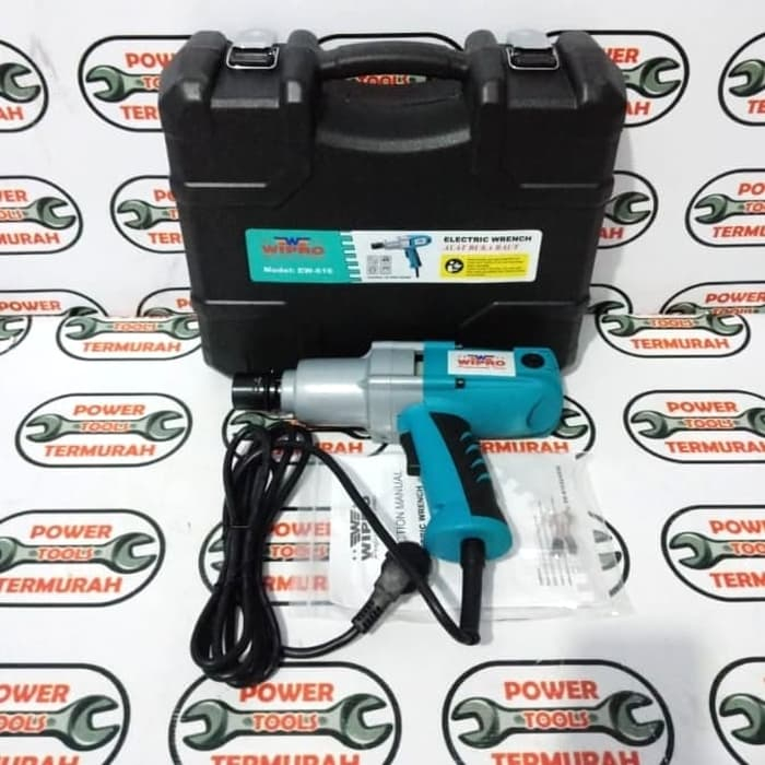 

Impact Wrench Listrik 1/2" WIPRO EW-616 Mesin Alat Buka Baut Bor Sock