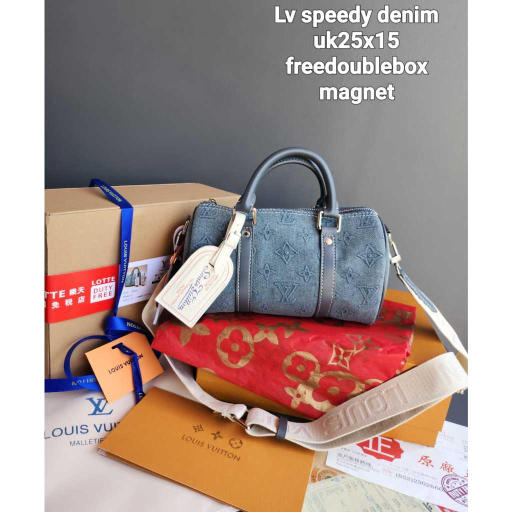 LV03-SPEEDY DENIM FASHION FREE BOX