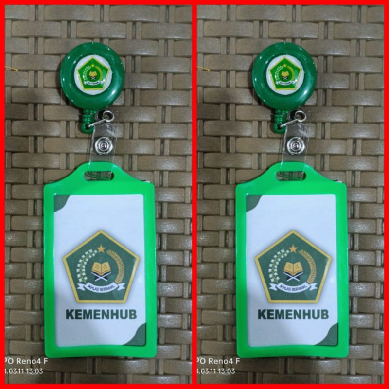 GANTUNGAN ID YOYO KEMENAG/ ID CARD HOLDER KEMENAG/ ID CARD HOLDER/ YOYO