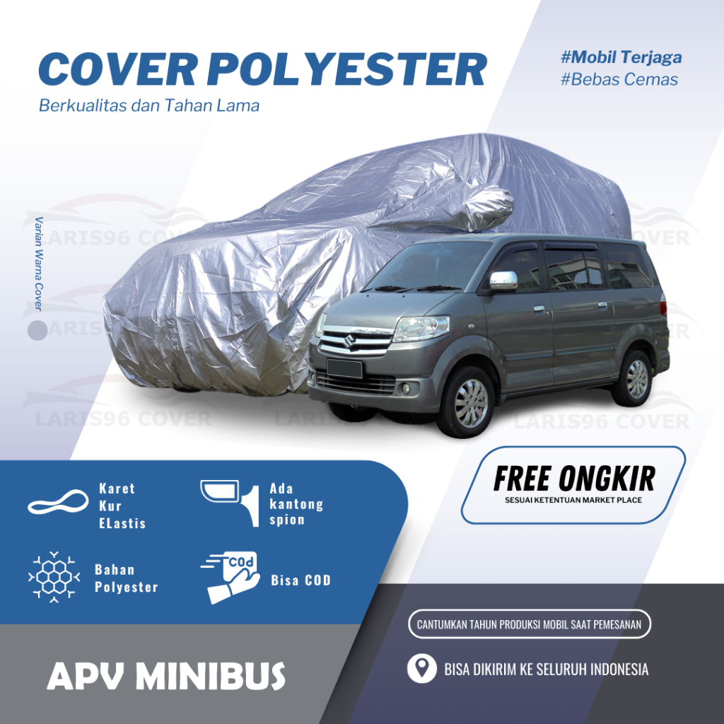 Cover Mobil / Sarung Mobil Apv Arena Mantel Selimut Mobil Apv Arena Outdoor