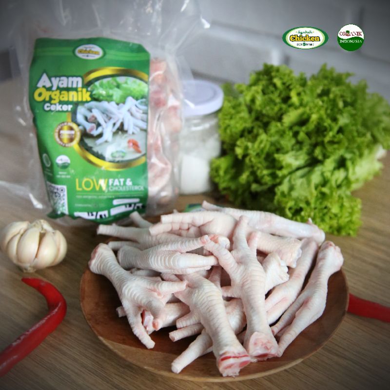 

Ceker Ayam Organik (500gr)/Ayam Organik Berkah Chicken