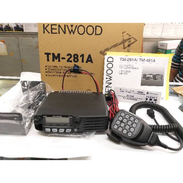 RADIO RIG KENWOOD TM-281A VHF ORIGINAL - JUAL RIG KENWOOD TM 281 GARANSI RESMI MURAH