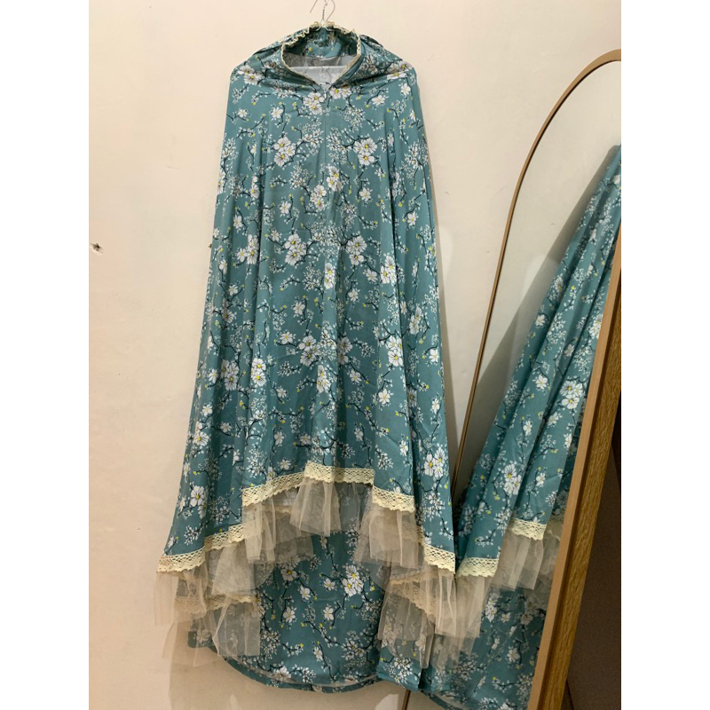KL| Mukenah Rayon Dewasa 2in1 / Mukenah rayon tile renda / Mukenah traveling / mukena daily / Mukena