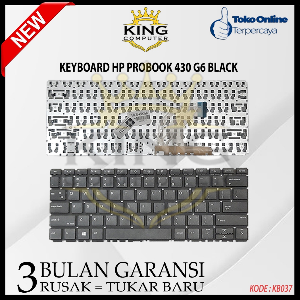 KEYBOARD HP PROBOOK 430 G6 430 G7 435 G6 435 G7 430-G6 430-G7 BLACK