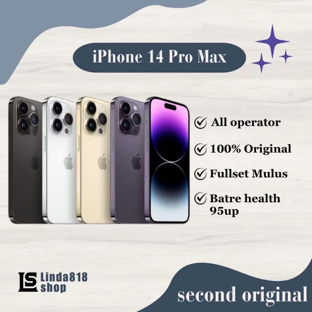 iPhone 14 Pro Max 1TB 512GB 256GB 128GB Second Original Mulus