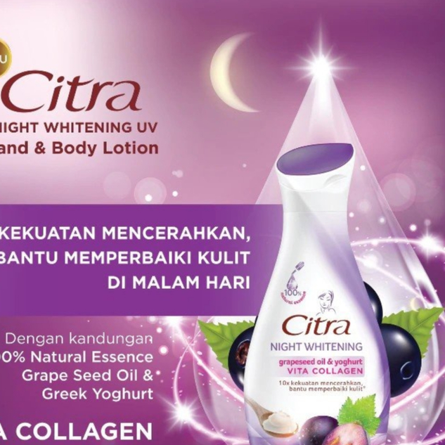 Citra Night Collagen Glow Hand & Body Lotion 210ml