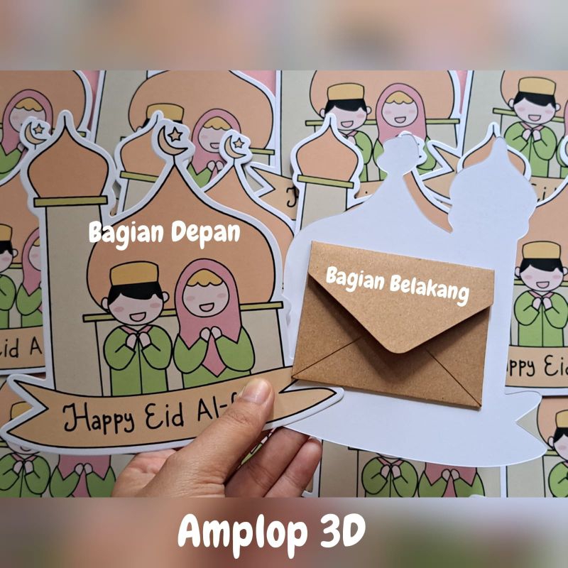 

amplop lebaran karakter termurah isi 10