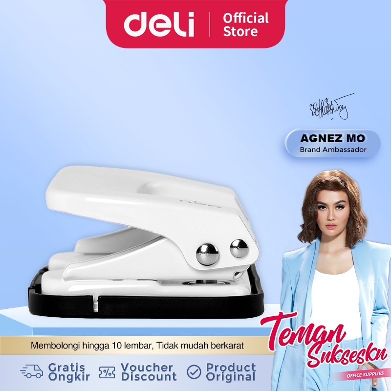 

Deli 2-Pembolong kertas-Metal Punch 10sheets E0136