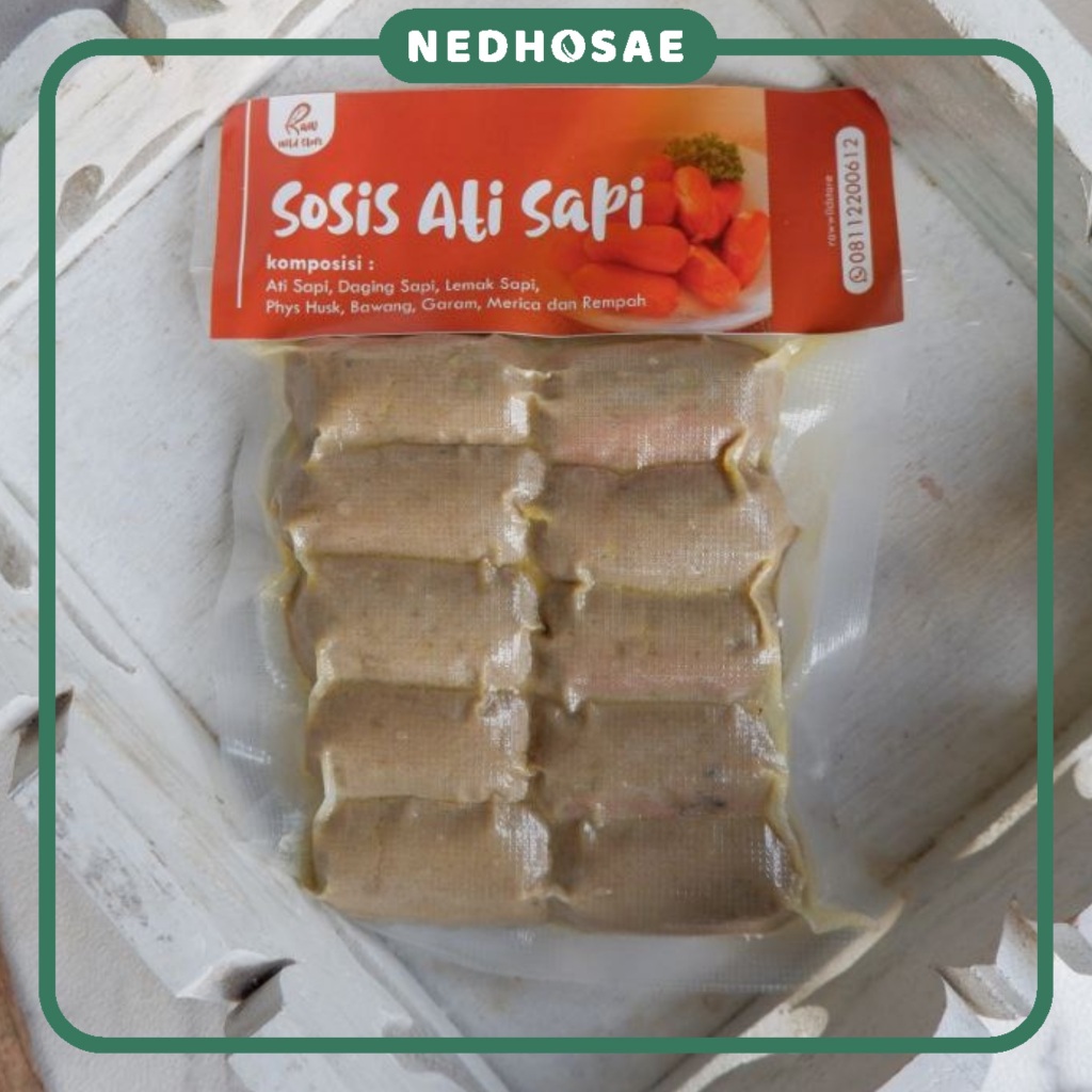 

RAW WILD STORE SOSIS HATI SAPI | SNACK MPASI SEHAT NATURAL GLUTEN FREE MSG FREE NO MSG NO PENGAWET