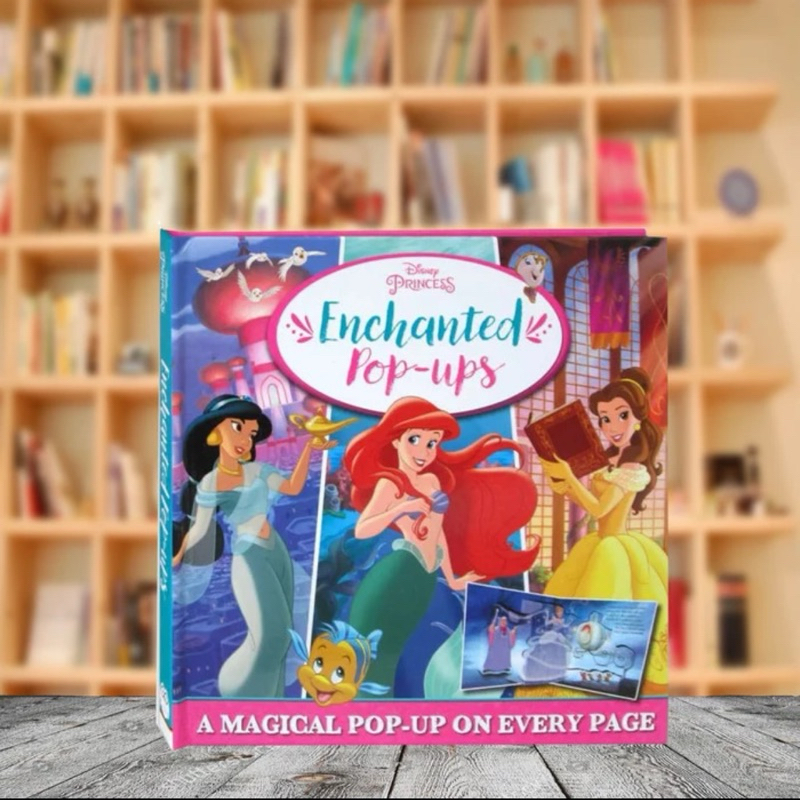 Disney Princess Enchanted Pop Up Story Book Buku Cerita Anak Kids