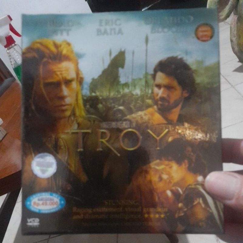 kaset vcd film barat troy kondisi bagus like new