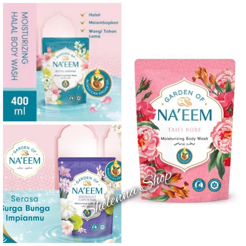 Sabun mandi Cair Refill Garden of Naeem 400 Na'eem naem