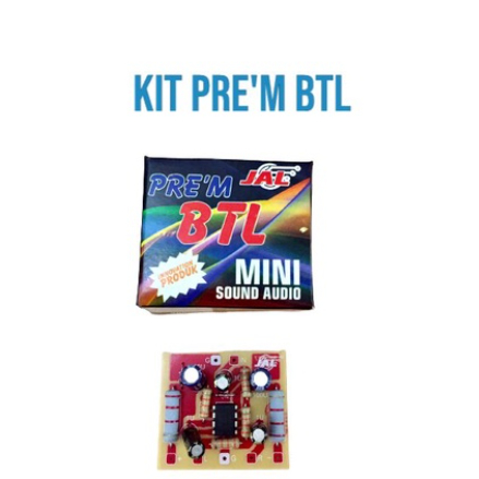 Kit Prem BTL mini sound audio kit preamp mic+ tone control
