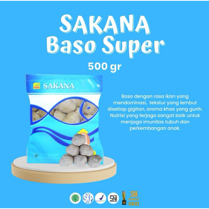 

Sakana Bakso ikan super 500gr