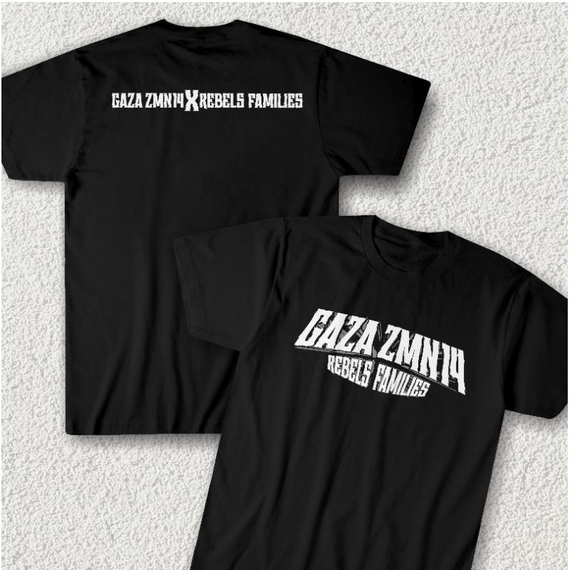 T-SHIRT GAZA ZMN 14 Menyala putih IV