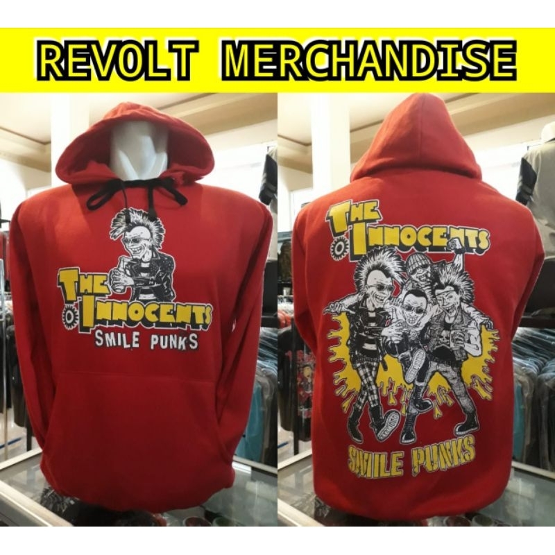 hoodie the innocent (smile punk), hoodie band punk, hoodie punk, hoody the innocent